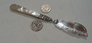 Spreader Victorian Sterling Silver M Of P Handle Sheffield 1865