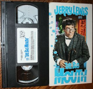 The Big Mouth (vhs) Jerry Lewis,  Harold J.  Stone,  Charlie Callas.  Vg Cond.  Rare