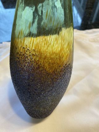 Vintage 2002 ltd Moonlanding - Kosta Boda Monica Backstrom Art Glass Vases Rare 5