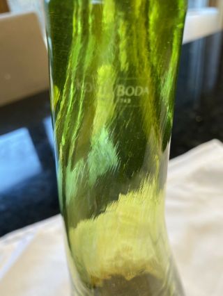 Vintage 2002 ltd Moonlanding - Kosta Boda Monica Backstrom Art Glass Vases Rare 6
