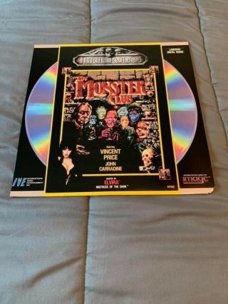 The Monster Club (1980) Laserdisc Rare Vincent Price Ld Horror Thriller Video