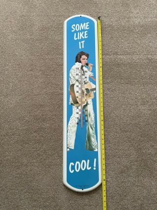 Rare Vintage Elvis Presley Some Like It Cool Oversized Large Thermometer 38”