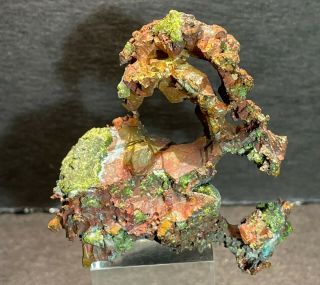 Copper Ps.  After Analcime: Phoenix Mine,  Keweenaw Co. ,  Michigan - Rare Classic