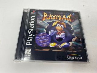 Rayman Playstation One (ps1) Cib Rare Black Label Jewel Case Version