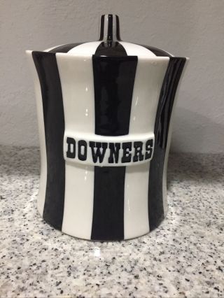 Jonathan Adler Rare Vice Canister Downers Ceramic