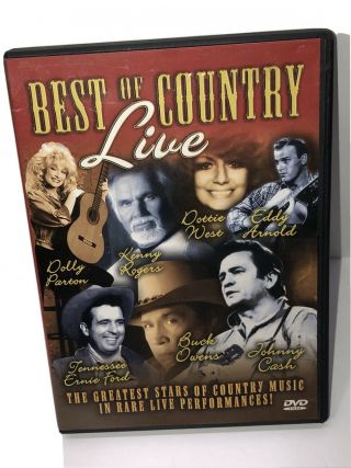 Best Of Country Live Dvd Great Stars Of Country Music Rare Perform Xxrare Nisp