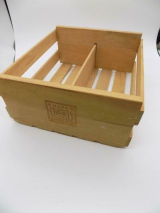 Napa Valley Wood Storage Display Case Box 54 Cd 
