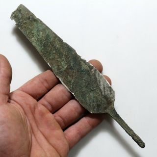 Circa 1500 - 1000 Bc Late Bronze Age King Silver Lance - Scarce