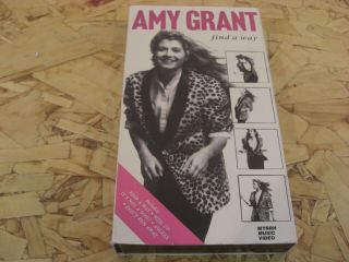 Rare Amy Grant Find A Way Vhs Vcr Video Tape Movie