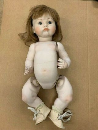 1977 Sfbj 252 Bebe Pouty Face Bisque Antique French Paris Doll