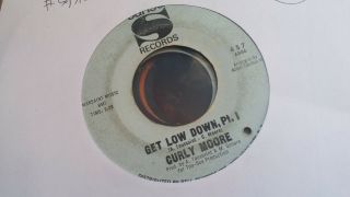 Curly Moore 45 Get Low Down Pts 1/2 Sansu 457 Rare Northern Soul Funk Nola