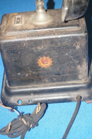 RARE Antique L.  M.  ERICSSON Telephone Phone in ARABIC 4