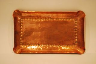 Vintage Arts And Crafts Copper Ashtray Or Coin Tray 6010