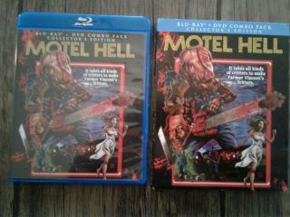 Motel Hell Blu Ray Scream Factory Horror W/slipcover Rare