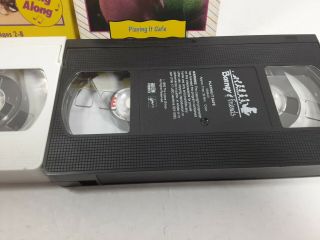 Barney The Backyard Show and Barney Friends Playing It Safe VHS Rare Sing Along 3