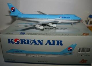 1:200 Inflight / Jfox Korean Air Boeing 747 - 200 Hl7463 Rare