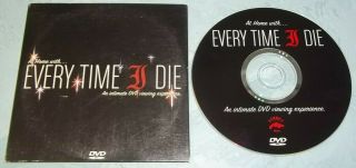 Rare: At Home With.  Every Time I Die: An Intimate Dvd Viewing Experience Vgc