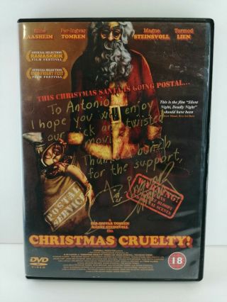 Christmas Cruelty Dvd Very Rare Extreme Gore Horror Norwegian Signed By Director