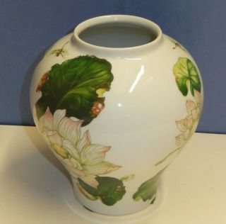 Rare & Ancap Decoro Kali 6.  25 " Porcelain Vase - Made In Italy