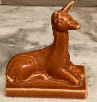 Rare Antique Rookwood 1934 Gazelle Deer Paperweight Figurine 6156 Louise Abel