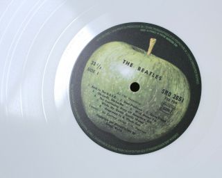 APPLE WHITE VINYL THE BEATLES WHITE ALBUM FRANCE 2 LP EX RARE 6
