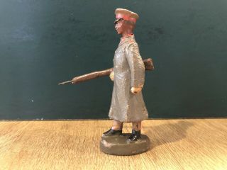 Elastolin: A Rare 10cm Scale German? Infantryman.  Early Pre War,  c1914 2