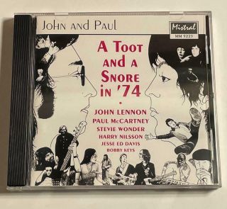 John Lennon & Paul Mccartney A Toot And A Snore In 1974 Cd Import Rare