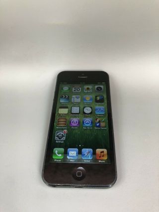 Rare Ios 6 Apple Iphone 5 - 16gb - Black & Slate  (gsm)