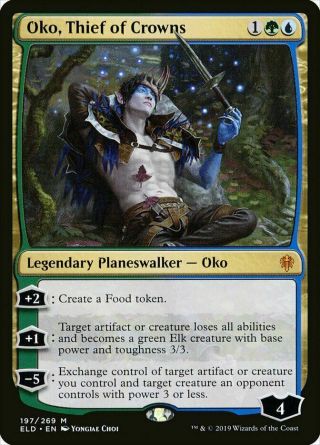 Oko,  Thief Of Crowns Planeswalker Magic The Gathering (mtg) X1
