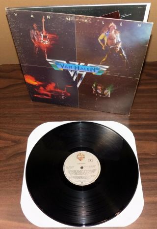 Rare Rock Lp Van Halen S/t Debut 1978 Venezuela Pressing W/ Gatefold Warner Vg,