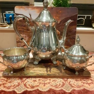 Viners Of Sheffield Silver Plated Coffee/tea Set