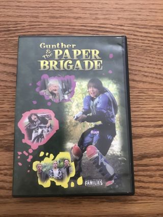 Gunther & The Paper Brigade Dvd Rare & Oop Feature Films For Families S/h