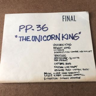 Rare Vintage 1980’s She - Ra Princess Of Power Filmation Production File Envelope