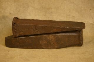 Antique Railroad Hammer Wood Splitting Wedge Both Stamped 2