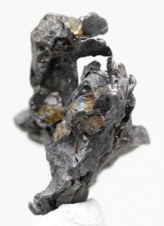 RARE Admire Iron Meteorite Pallasite Skeleton Olivine Specimen Meteor KANSAS 2