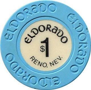 Eldorado Club,  Reno $1.  00 Casino Chip R6 Rare 31 - 75