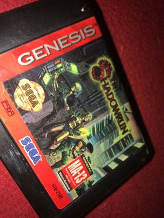 Shadowrun Sega Genesis Game Cartridge Authentic Rare