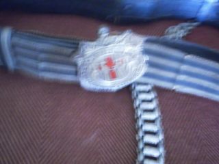Antique Masonic Knights Templar Pettibon Mfg.  Co Uniform Belt W/sword Chains