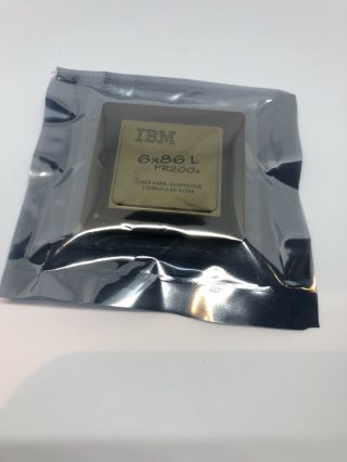IBM Cyrix 6x86 L PR200,  CPU - GOLD TOP IBM26x86L - 150MHZ - 2.  8V Core Vintage Rare 2