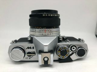 Rare【 Nr 】Olympus M - 1 35mm Film Camera,  ｗ/ G Zuiko 50mm f/1.  4 from Japan 5