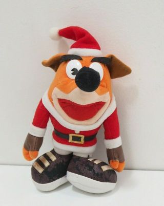 Crash Bandicoot Santa Christmas Xmas Plush Toy Sony Playstation Universal Rare
