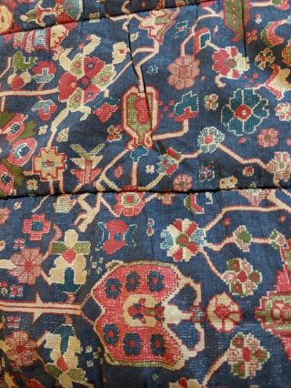 Rare Ralph Lauren Orienta Blue King Size Comforter Persian Rug Sateen Htf