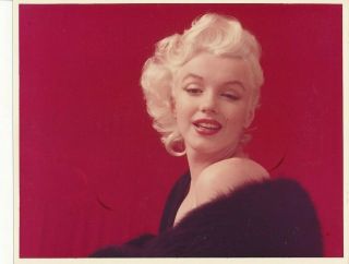 Marilyn Monroe Rare 1953 Gentleman Prefer Blondes Studio Color Portrait Photo