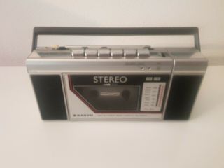 RARE Vintage Sanyo M - S200 Mini Boombox Separate Speaker Japan Radio As - Is/Parts 3