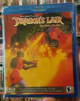 Dragons Lair 1983 Blu - Ray Like - Oop Rare Htf Animated Don Bluth