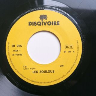 Les Zoulous - Vol.  2 - Very Rare Afro Rumba Congolese 45 - Ivory Coast Issue