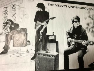Huge Subway Poster The Velvet Underground Tucker Cale Morrison Lou Reed 