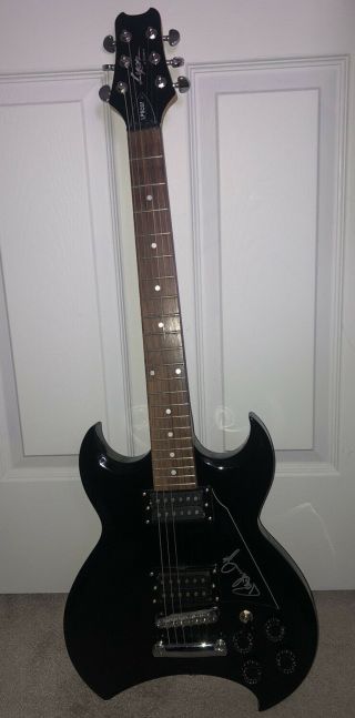 Rare Electric Guitar Autographed By Paul Stanley Of KISS 2