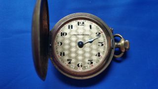 Antique Chronometer Pocket Watch.  Ancre De Precision 15 Rubis.  Swiss.