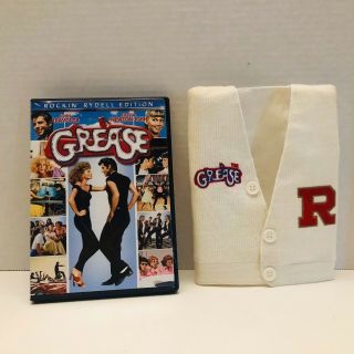 Grease DVD Rockin’ Rydell Limited Embroidered Letterman Sweater Edition RARE 2